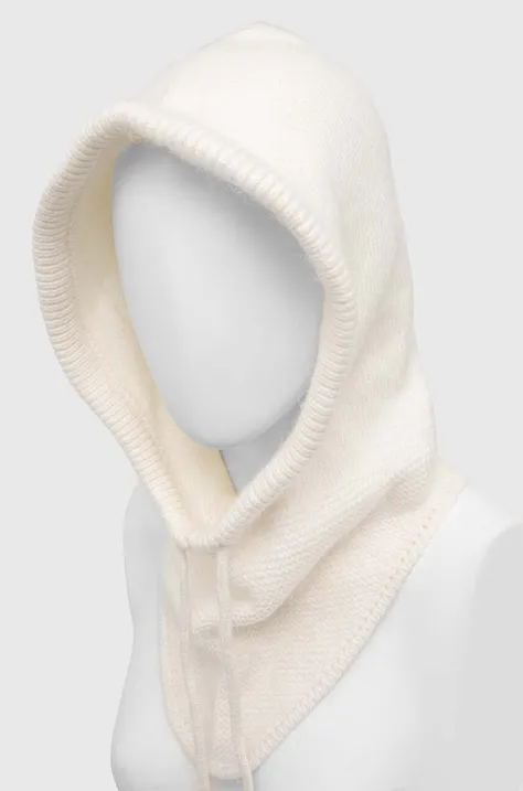 Μάλλινη μπαλακλάβα Answear Lab χρώμα: άσπρο