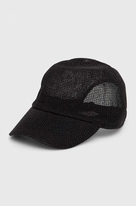 Kapa sa šiltom Answear Lab boja: crna, bez uzorka