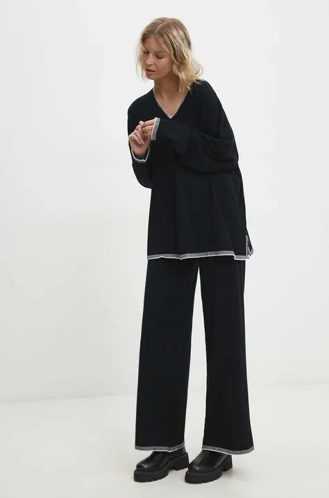 Komplet Answear Lab ženski, črna barva