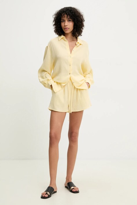 Хлопковый комплект Answear.LAB цвет жёлтый