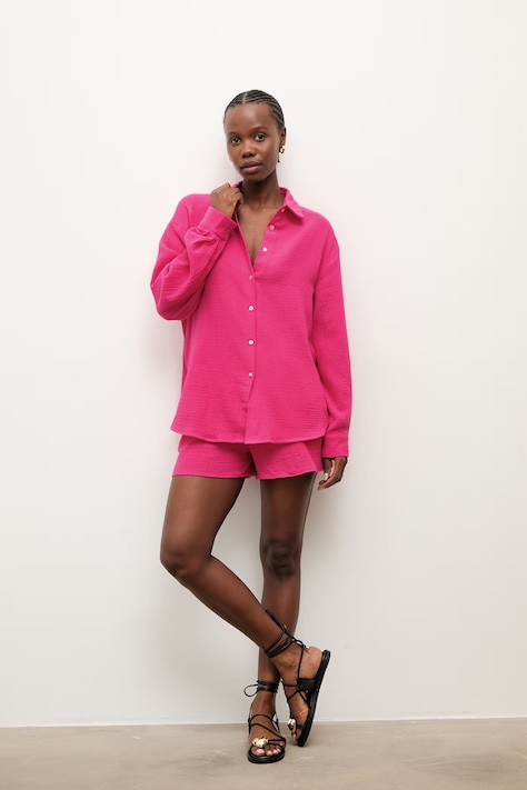 Answear.LAB tuta da donna in cotone rosa