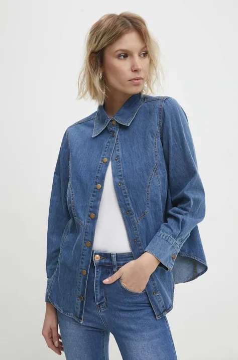 Jeans srajca Answear Lab ženska