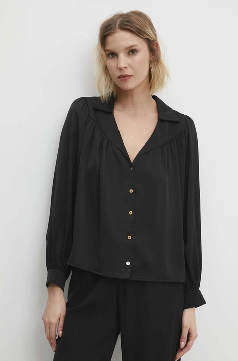 Answear Lab camicia donna colore nero