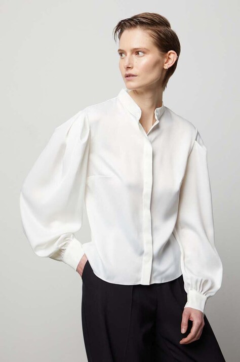 Answear Lab camicia donna colore bianco