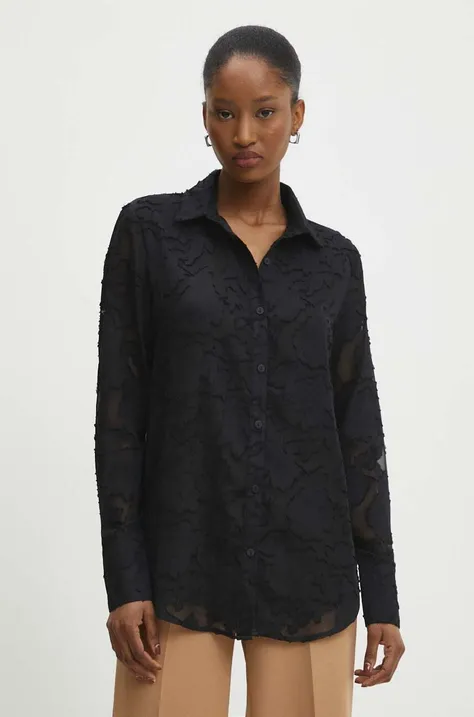 Answear Lab camicia donna colore nero