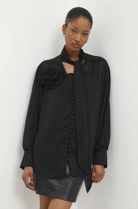 Answear Lab camicia donna colore nero