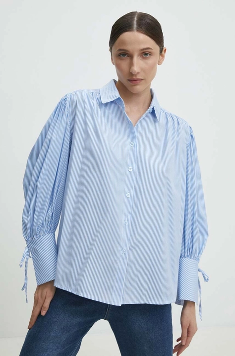 Answear Lab camicia in cotone donna colore blu