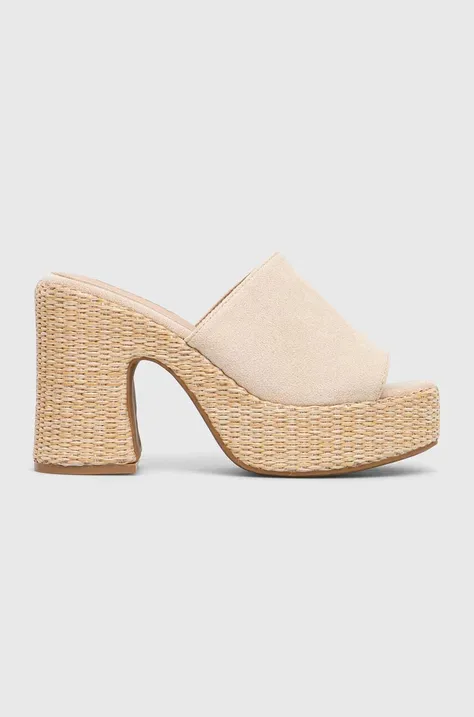 Answear Lab ciabatte slide donna colore beige