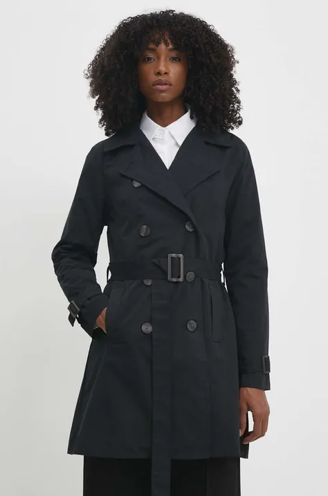 Пальто Answear Lab жіночий колір чорний перехідний