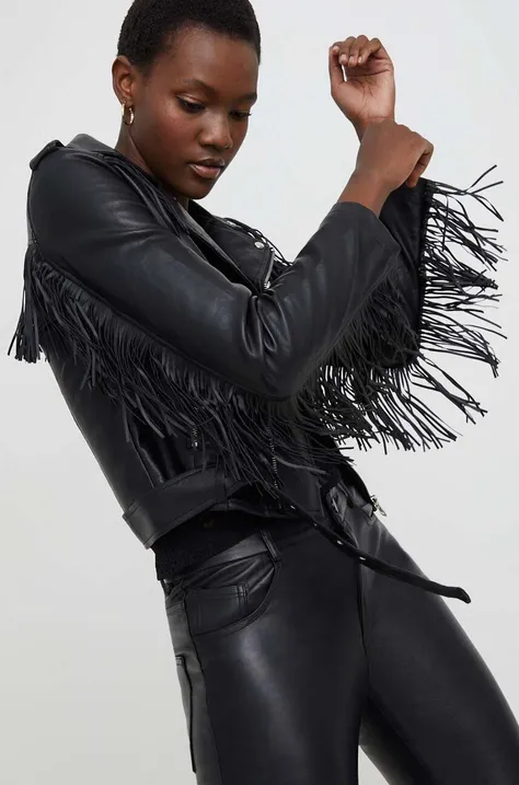 Answear Lab giacca da motociclista donna colore nero