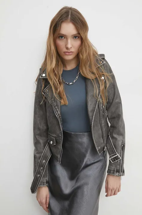 Куртка Answear Lab женская цвет серый переходная