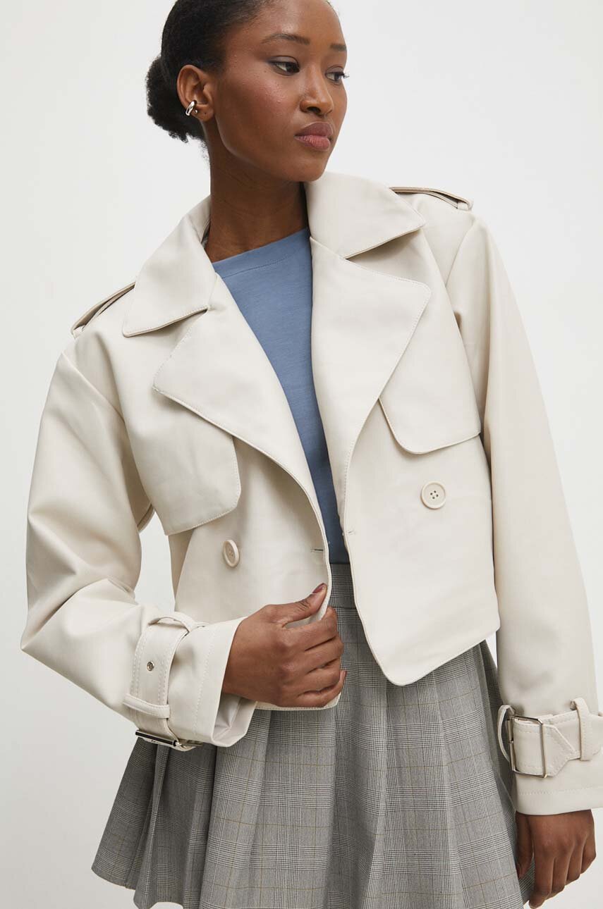 Bunda Answear Lab dmsk, bov barva, pechodn, oversize