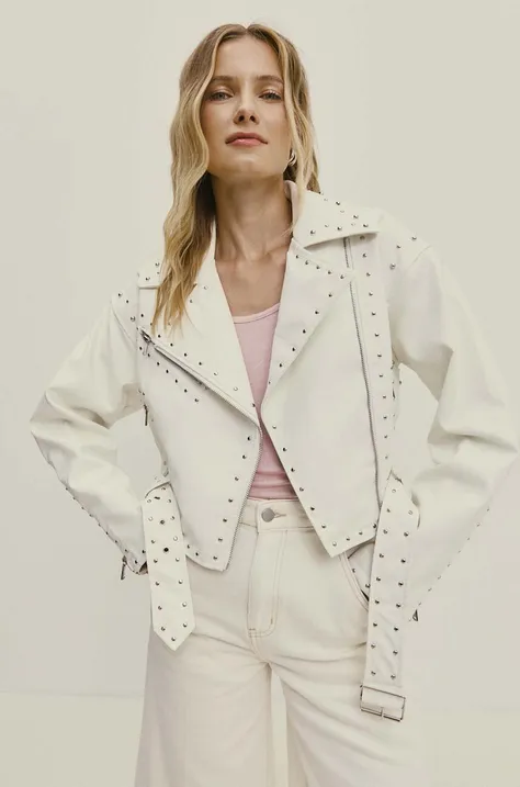Куртка Answear Lab женская цвет белый переходная