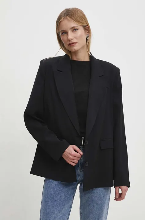 Σακάκι Answear Lab χρώμα: μαύρο