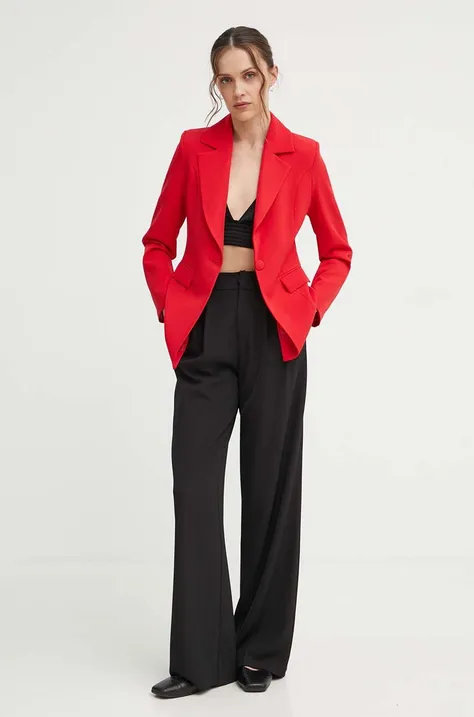 Σακάκι Answear Lab χρώμα: κόκκινο
