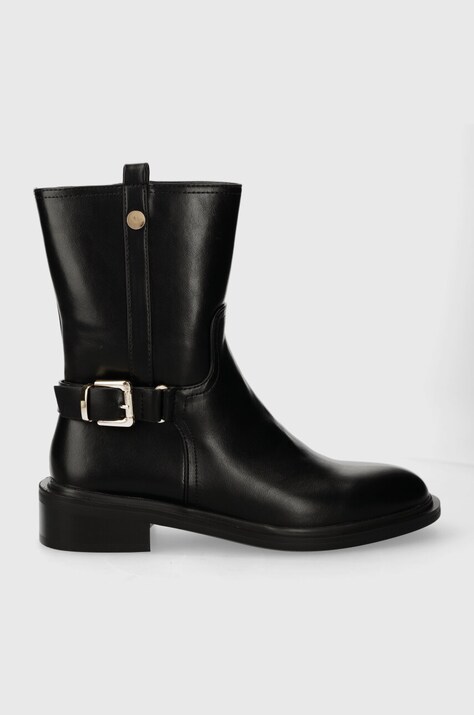 Полусапожки Answear.LAB женские цвет чёрный на плоском ходу