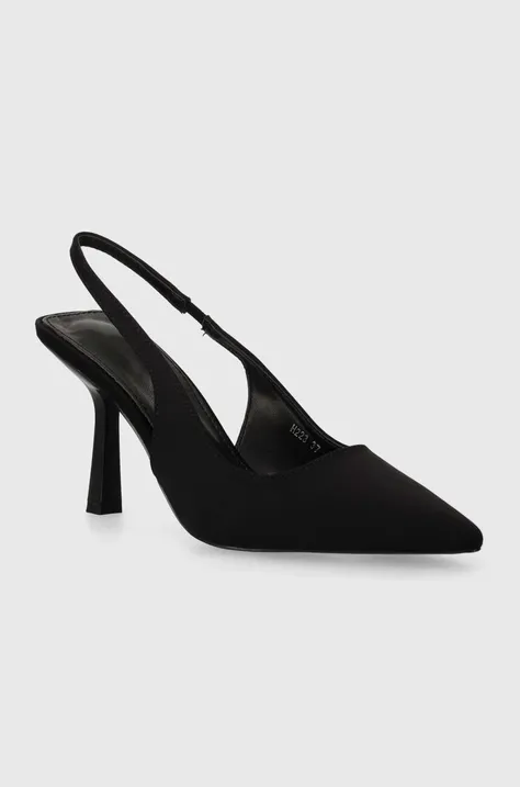 Обувки с тънък ток Answear Lab в черно