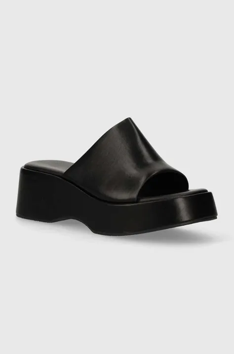 Answear Lab papucs fekete, női, platformos