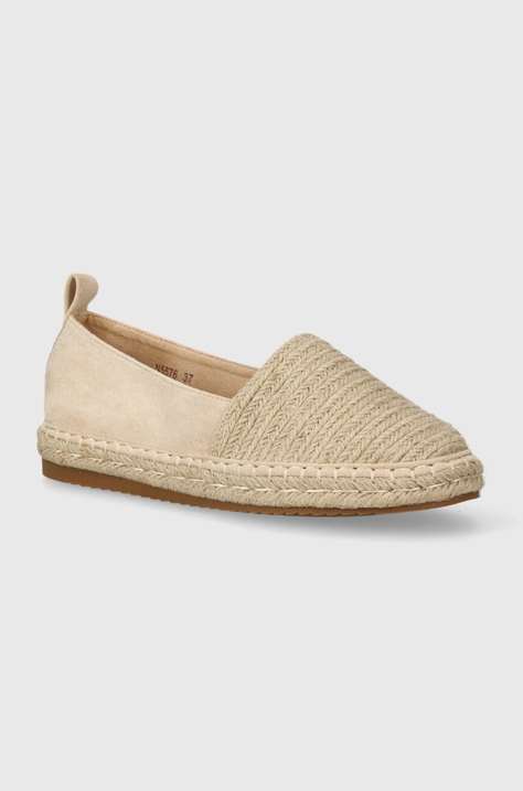 Answear Lab espadryle kolor beżowy