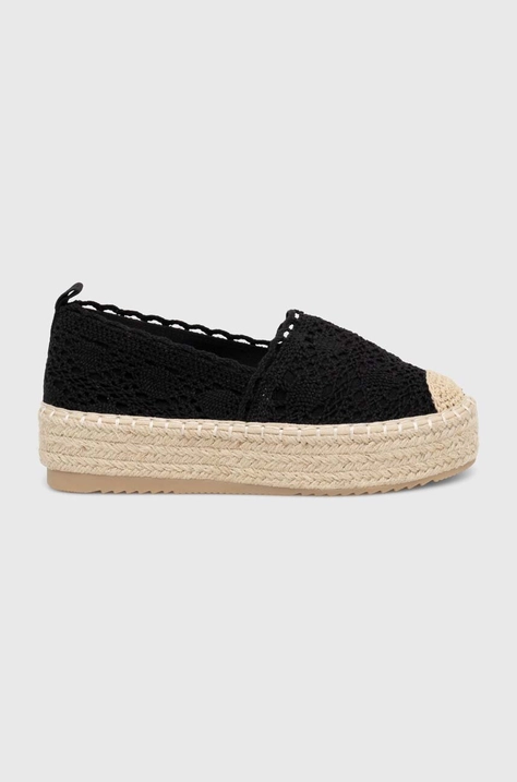 Answear Lab espadrile culoarea negru, cu platforma