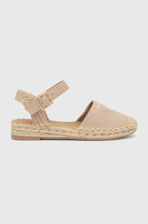 Answear Lab espadryle kolor beżowy