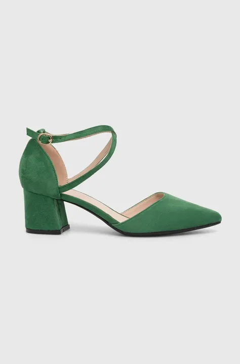 Туфли Answear Lab цвет зелёный