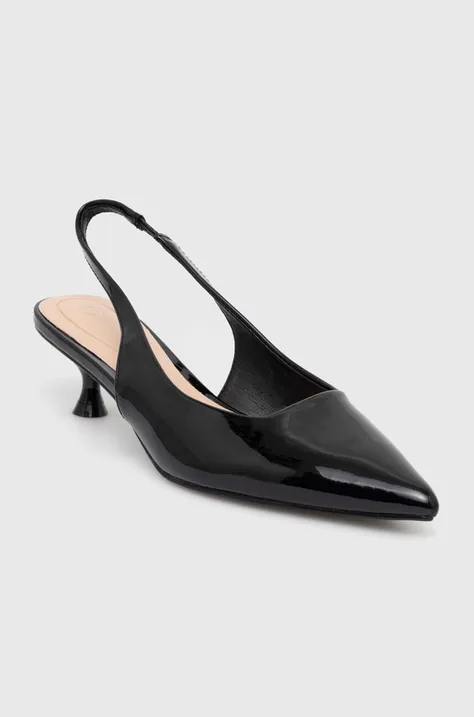 Answear Lab pantofi cu toc culoarea negru