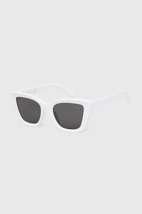 Answear Lab okulary przeciwsłoneczne damskie kolor biały