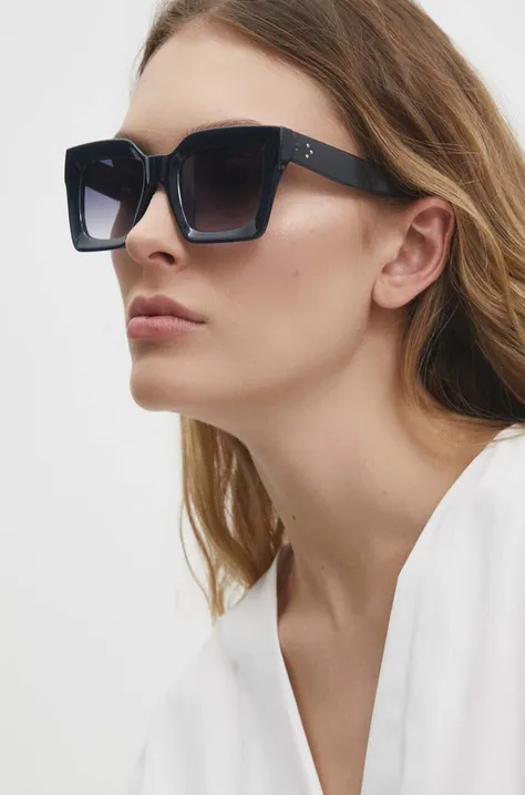 Sunčane naočale Answear Lab za žene, boja: tamno plava