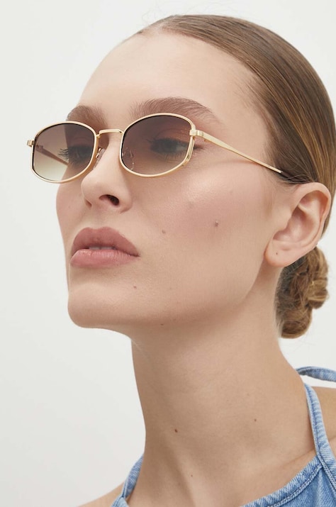 Answear Lab ochelari de soare femei, culoarea maro
