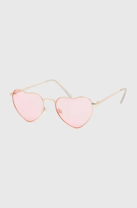 Slnečné okuliare Answear Lab dámske, ružová farba