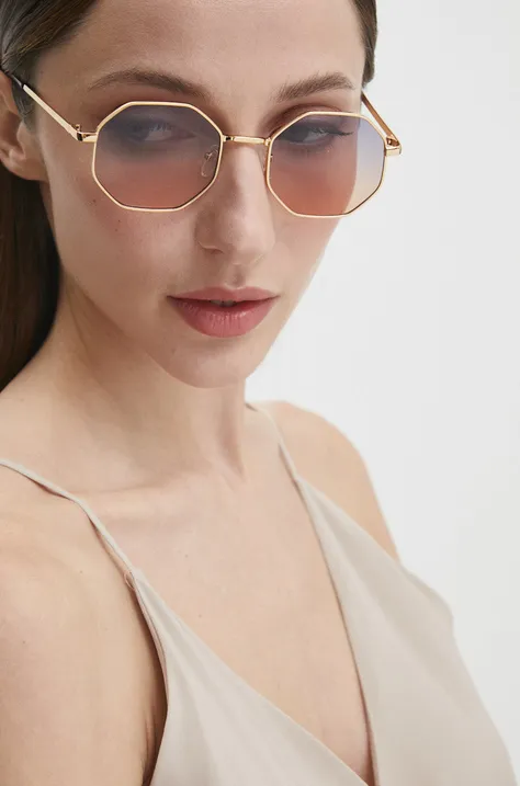 Сонцезахисні окуляри Answear Lab жіночі колір помаранчевий