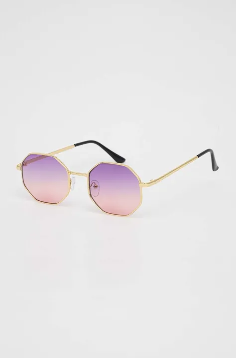 Сонцезахисні окуляри Answear Lab жіночі колір фіолетовий