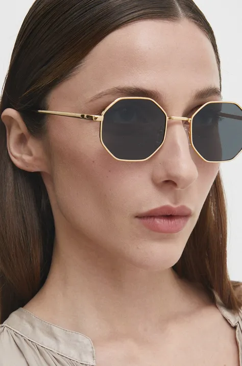 Солнцезащитные очки Answear Lab женские цвет золотой