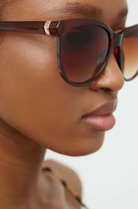 Sunčane naočale Answear Lab za žene, boja: smeđa
