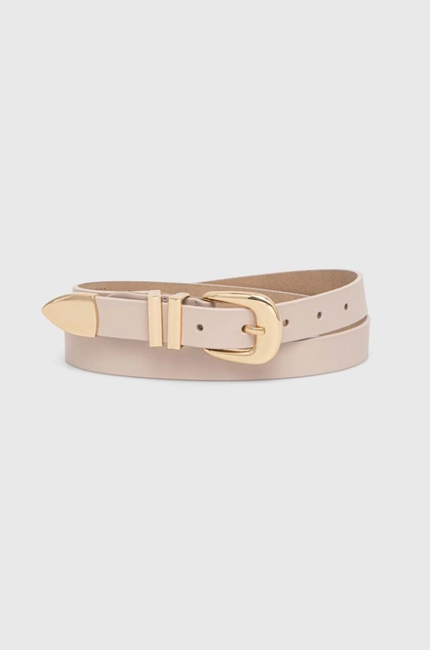 Answear Lab cintura in pelle donna colore beige