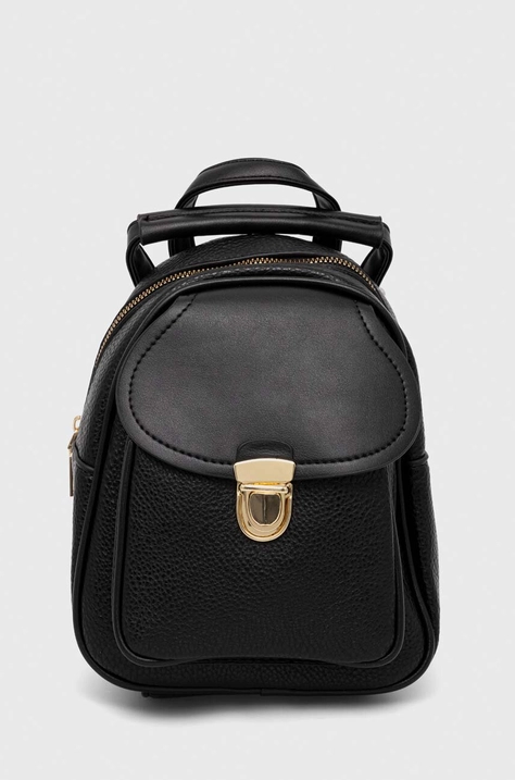 Answear Lab rucsac femei, culoarea negru, mic, neted