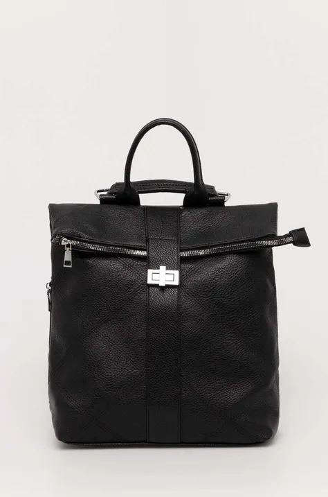 Рюкзак Answear Lab жіночий колір чорний великий однотонний