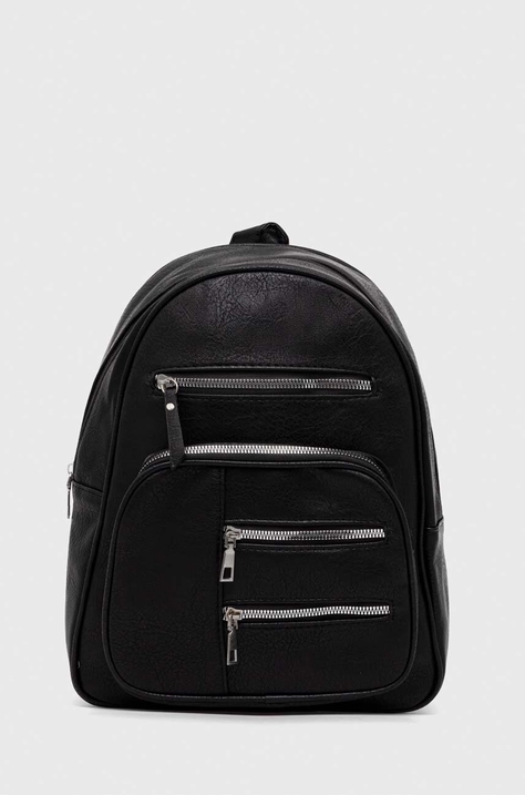 Answear Lab rucsac femei, culoarea negru, mic, neted