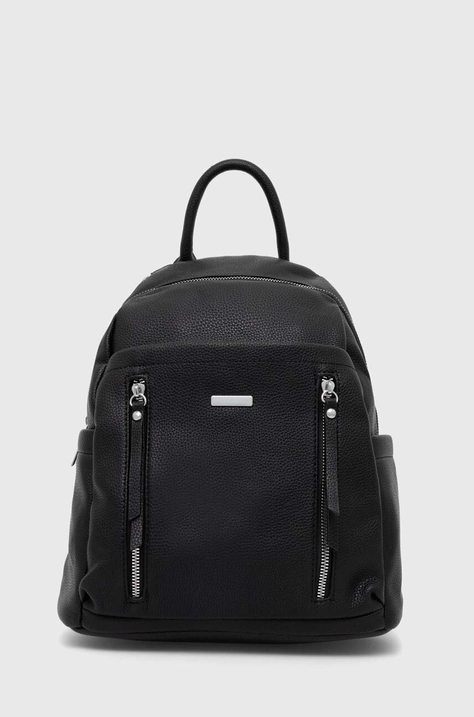 Answear Lab rucsac femei, culoarea negru, mic, neted