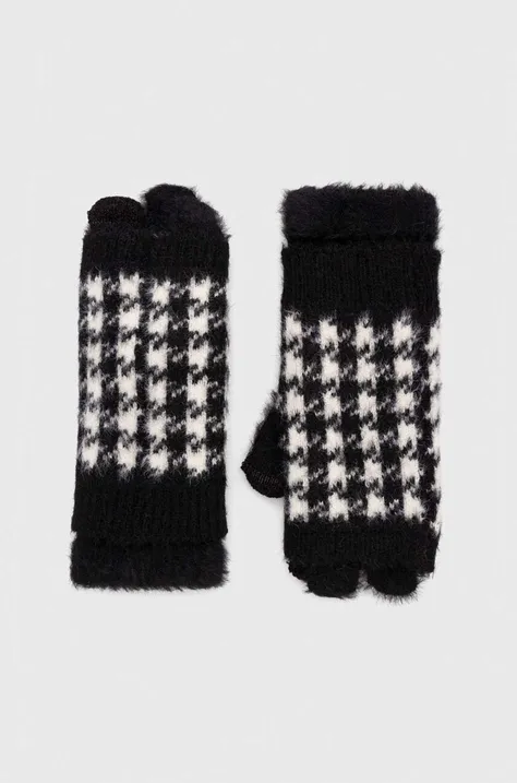 Μάλλινα γάντια Answear Lab χρώμα: μαύρο