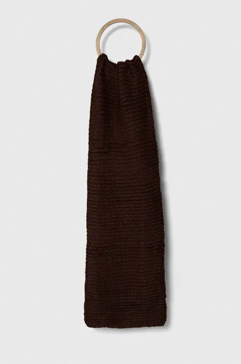 Answear Lab sciarpa in lana colore marrone