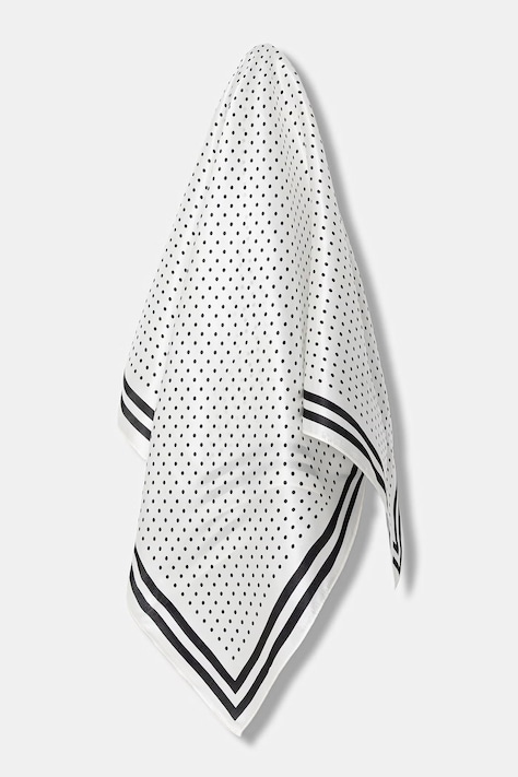 Answear.LAB apaszka damska jedwabna biała