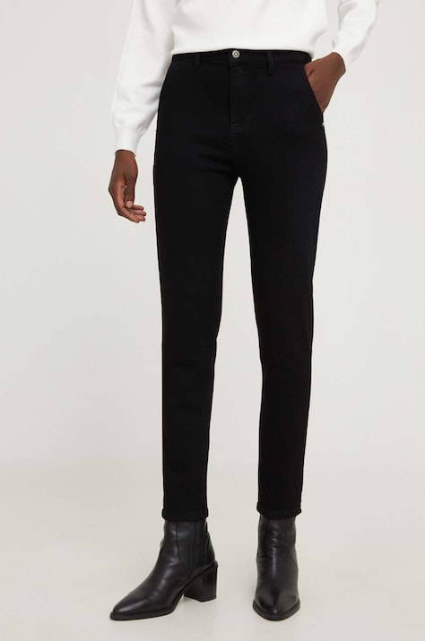 Answear Lab jeans femei, culoarea negru