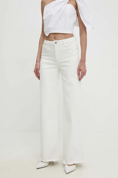Τζιν παντελόνι Answear Lab χρώμα: άσπρο