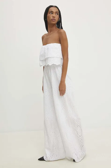 Ολόσωμη φόρμα Answear Lab χρώμα: άσπρο