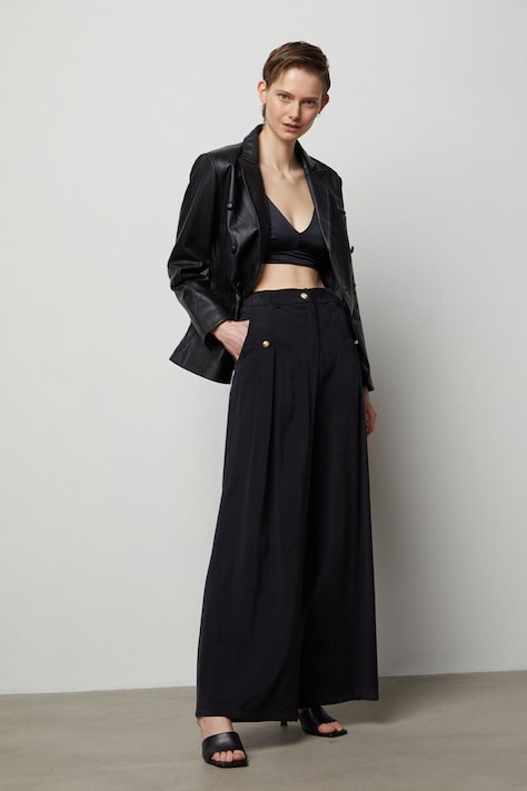 Answear Lab pantaloni donna colore nero
