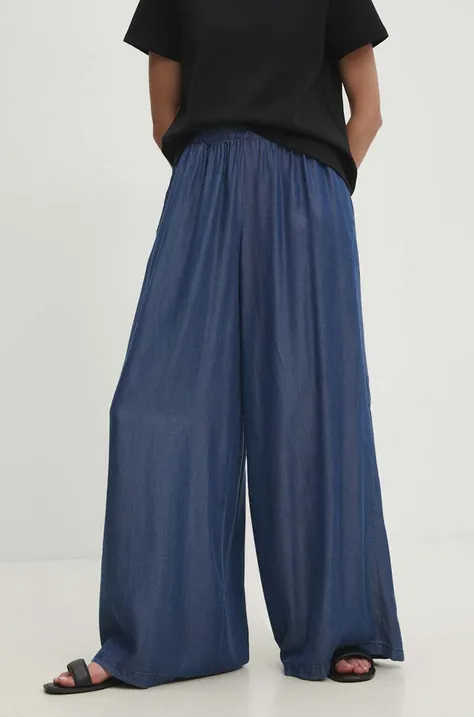 Kalhoty Answear Lab dámské, široké, high waist