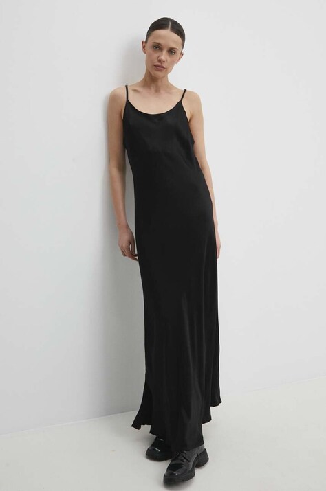 Answear Lab rochie culoarea negru, maxi, dreaptă