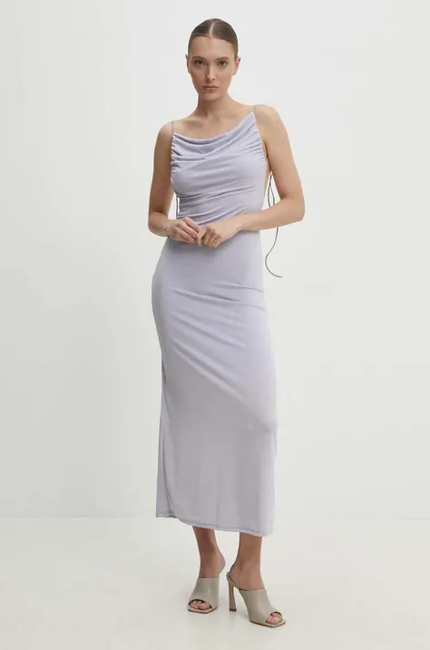 Answear Lab rochie culoarea violet, maxi, mulata